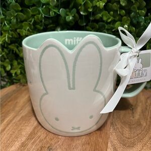 Miffy Bunny NWT Mug with Green Accents